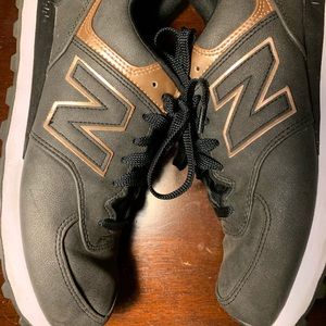 Black/Rose Gold New Balance Sneakers
